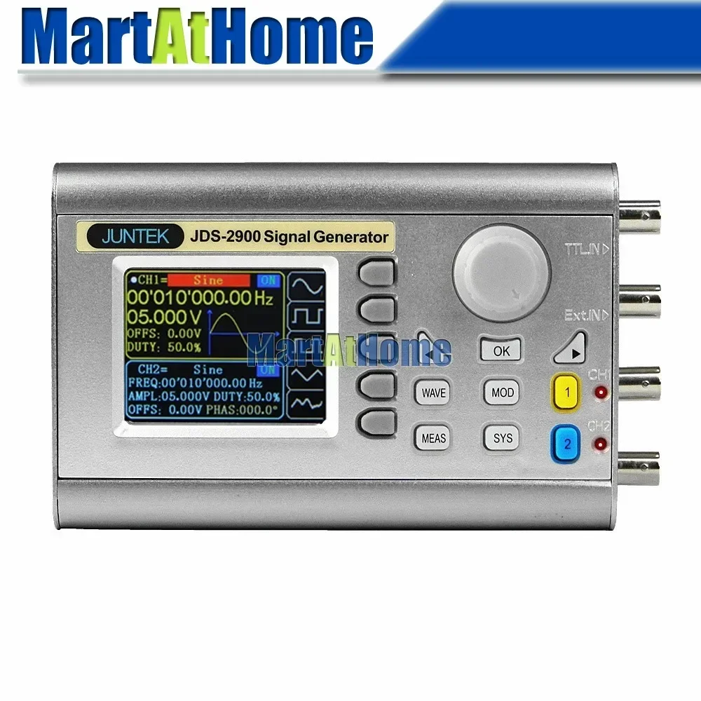 Function Arbitrary Waveform Generator - Cyfrowy dwukanałowy generator sygnałów DDS, funkcja