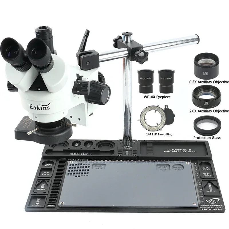 Duży, wielofunkcyjny mikroskop – Stereo Trinocular Microscope Pcb recenzja i cena