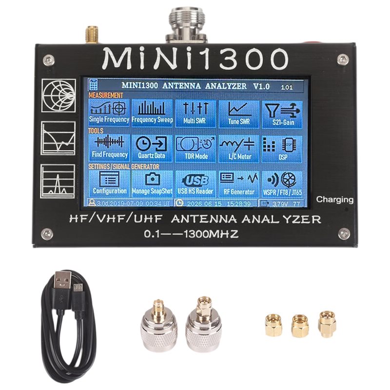 ABUI-Mini1300 4,3-calowy Anali – Signal Generator Spectrum Analyzer recenzja i cena