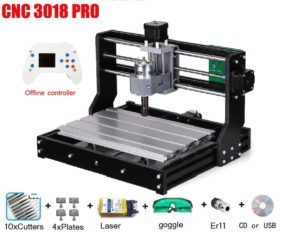 Frezarka CNC 3018 PRO Laserowa – Mini Laser Engraver Cnc Router recenzja i cena